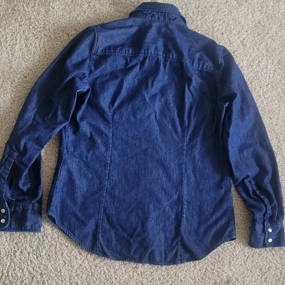 J. Crew Blue Work Skirt